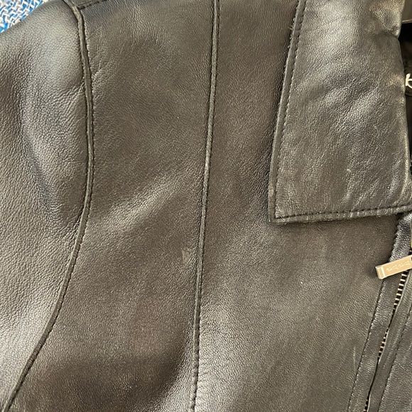 BEBE Buttery soft black genuine leather jacket - Picture 12 of 14